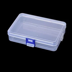3pcs Clear Plastic Small Storage Box Container Jewelry Beads Coins Screws Case - Picture 1 of 7