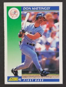 Don Mattingly 1992 Score Baseball Card #23 (NM) - Picture 1 of 2