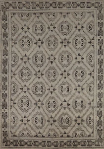 Custom Luxury Hand-Knotted Moroccan Wool Rug Modern Home Decor 5x8 ft - Picture 1 of 17