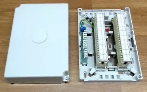 Kauden 201D 20 Pair IDC Junction Box For Telephone Cable + 2x 237a Strips LJ201D - Picture 1 of 2