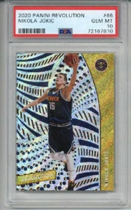 2020 PANINI REVOLUTION #66 NIKOLA JOKIC CARD NUGGETS PSA 10 LOW POP 2 VERY RARE - Picture 1 of 2
