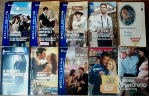 Lot of 10 MARIE FERRARELLA Paperbacks - A Small Fortune  This Heart for Hire + - Imagen 1 de 1