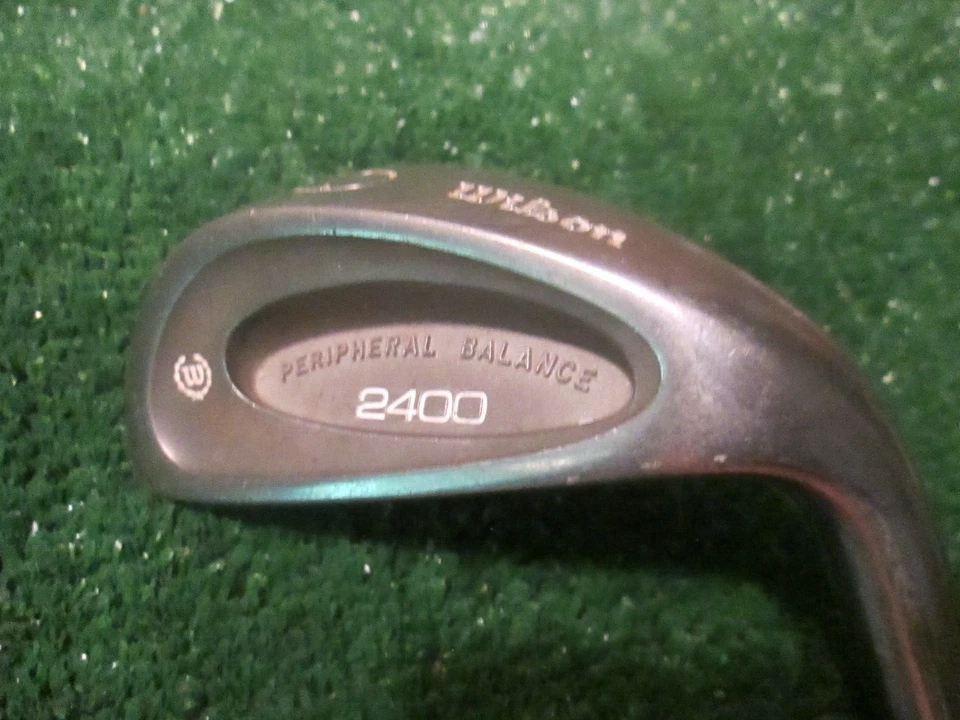 Empuñadura envolvente Golf Wilson 2400 Peripheral Balance 9 hierro emparejado flexible acero Tour Foto 1 de 4