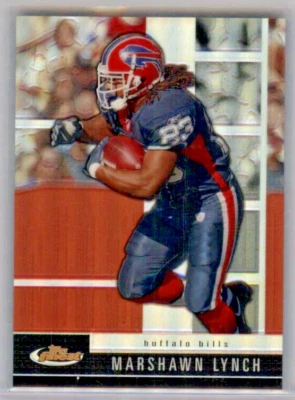 2008 Finest Black Refractors Marshawn Lynch #28 59/99 BUFFALO BILLS - Image 1 of 2