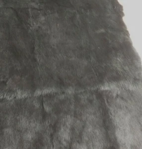 Luxury Natural genuine real rabbit Fur Blanket leather Soft plate warm winter - Picture 1 of 17