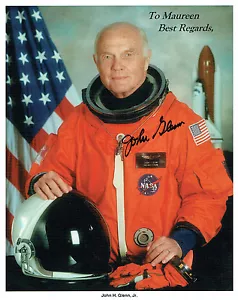 John GLENN Signed Autograph Litho Photo COA AFTAL NASA Space Astronaut - Picture 1 of 2
