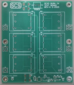 One Burn in Board (PCB nudo) per piccoli OCXO PTOC32227 OSC5A2B02 C4550A OCXO131 - Foto 1 di 4