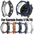 Plating Case Protective Skin Guard Shell Watch Frame For Garmin Fenix 7/7X/7S