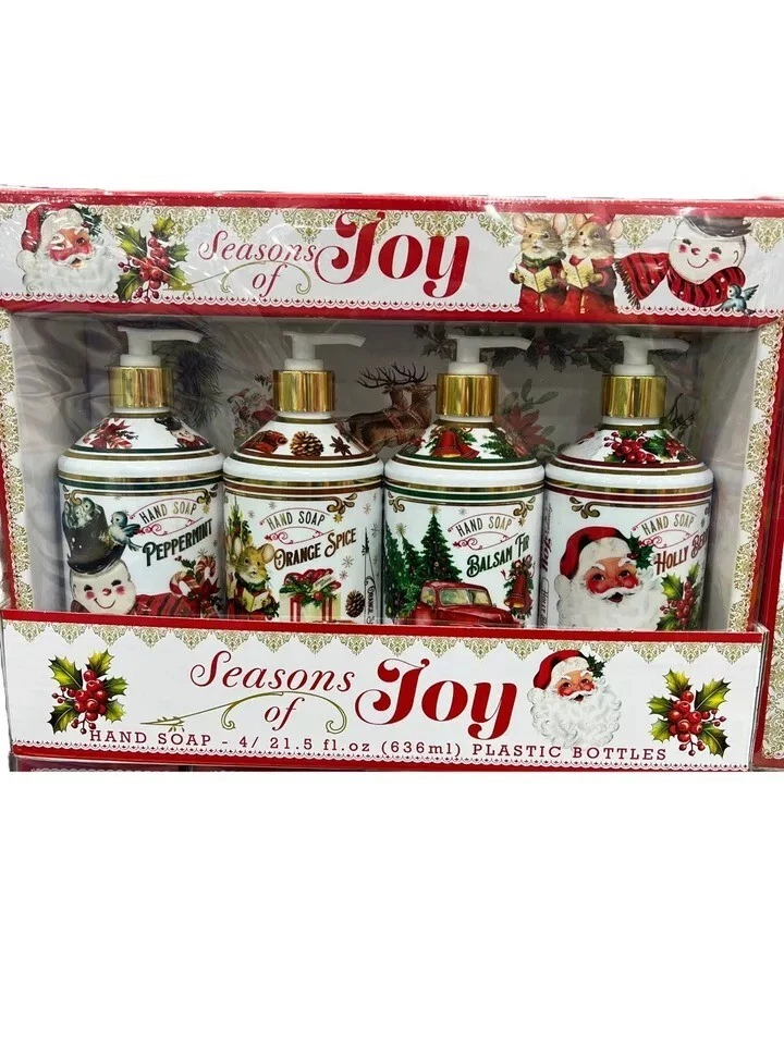 H&B Christmas Seasons of Joy Hand Soap Collection - 21.5 Fluid Ounce (Pack of 4) - Image 1 of 1