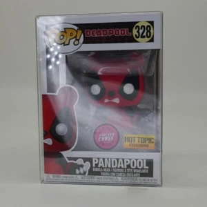 Funko Pop! Marvel Deadpool Flocked Pandapool #328 tema candente exclusivo CHASE - Imagen 1 de 6