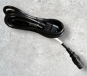 Cavo di alimentazione HP 1,8 m C14 - C13 HP 142263-001 10A 250 V ~ H05VV-F 3G1,0 mm² nero - Foto 1 di 5