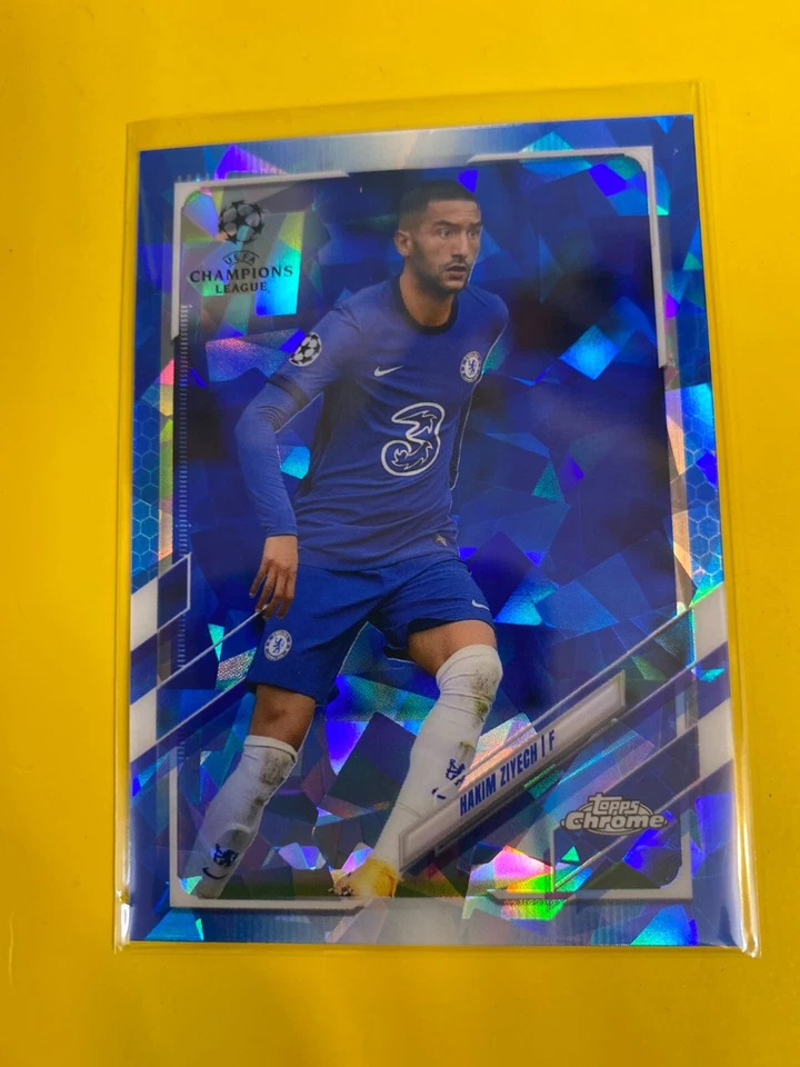 RS13988 2020-21 Topps Chrome Sapphire UEFA Champion League #84 Hakim Ziyech - Image 1 of 1