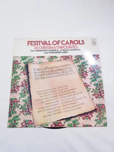 Various - Festival Of Carols - 20 Christmas Favourites (LP, Comp) - Picture 1 of 12