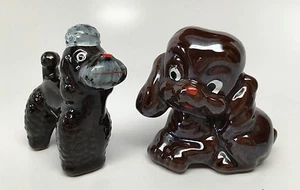 Vintage Keramik REDWARE 2 HUNDE / WELPEN FIGUREN - Japan - 1950/60er Jahre Top! - Bild 1 von 4