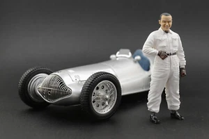 Rudolf Caracciola Figura para 1:18 Mercedes W154 SSK CMC !! NO CAR !! - Imagen 1 de 9