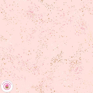 Moda SPECKLED METALLIC RS5027 91M Pale Pink Gold RUBY STAR Quilt Fabric - Picture 1 of 7