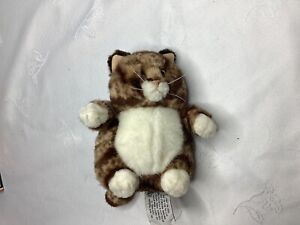 RETIRED Russ Berrie PRUDENCE  BROWN Stripped Tabby Cat Plush/Stuffed Animal