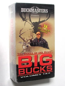 Buckmasters Big Bucks NEW/SEALED VHS SET Video Tape deer hunting buy2 get1 FREE - Picture 1 of 3