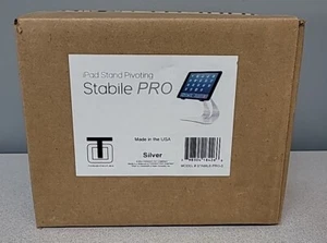 Thought Out Stabile Pro S Pivoting iPad Stand - Silver - Made in USA - Picture 1 of 5