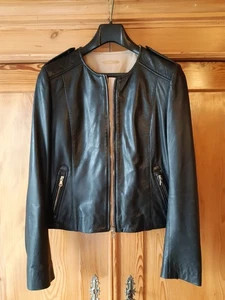Massimo Dutti Schafs-Lederjacke schwarz Größe M – Wie NEU!!! – Sehr weich! - Bild 1 von 16