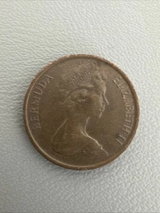 Bermudas 1 centavo 1978 jabalí cerdo moneda - Imagen 1 de 2