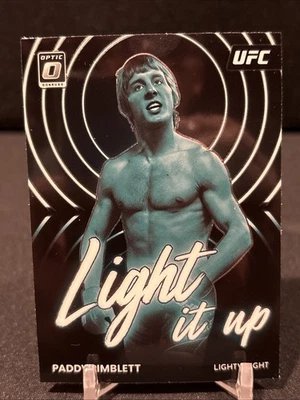 2023 Donruss Optic UFC Paddy Pimblett Light It Up Insert #24 - Image 1 of 2