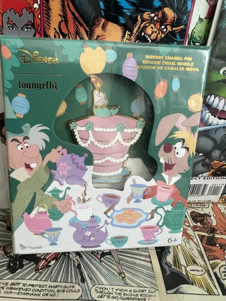 Alice In Wonderland Loungefly 1100 le Disney Pin Sealed Unbirthday Cake New Rare - Image 1 of 4