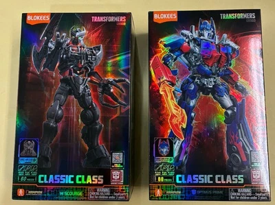BLOKEES TRANSFORMERS CLASSIC CLASS OPTIMUS PRIME & SCOURGE 2007 Filme 2 Figuras - Imagem 1 de 4
