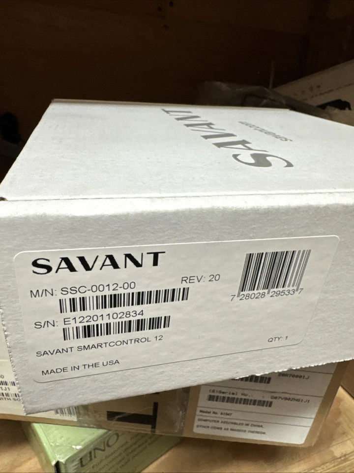 Savant SSC-0012-00 Rev 23 Smart Controller IR/RS232.     New Seal Unit - Image 1 of 1