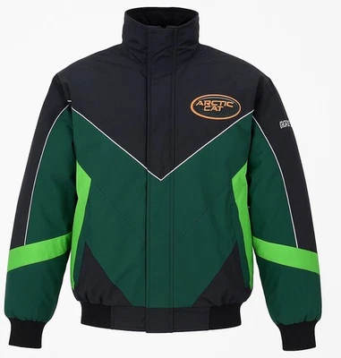 Chaqueta De Colección Arctic Snow Cat Racing Moto de Nieve Esquí Hombres L Cremallera Forro Años 90 Abrigo Foto 1 de 4