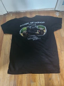 Mens Badge Of Honor Trails Windrock Park Size Large Tshirt - Picture 1 of 2