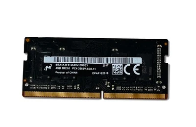 Micron 4GB PC4-21300 (DDR4 2666) 1Rx16 260-Pin RAM Memory MTA4ATF51264HZ-2G6E3 - Image 1 of 4