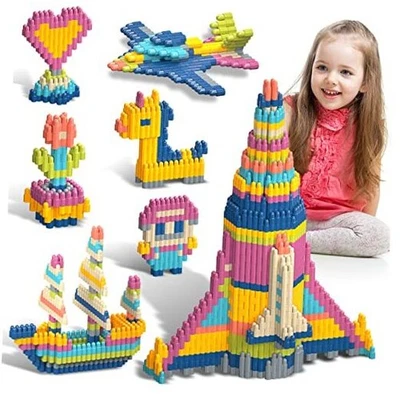  Juego de bloques de construcción educativos STEM juguete de construcción para niños 1120 piezas, construcción  Foto 1 de 4