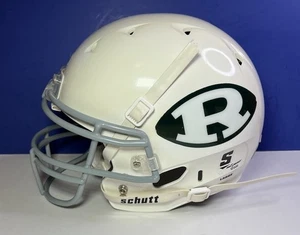 Schutt DNA Recruit Football Helmet Youth Large 7960 White Gray 2010 Season Used - Picture 1 of 13