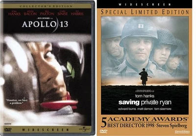 Tom Hanks Action Double Feature Apollo 13 & Saving Private Ryan 2 DVD Set - Image 1 of 3