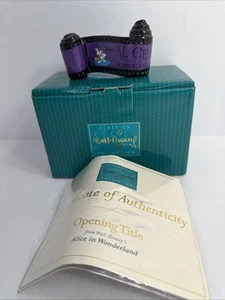 WDCC "Alice im Wunderland" Eröffnungstitel Filmrolle in Box mit Echtheitszertifikat - Bild 1 von 10