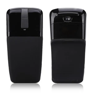 Wireless Arc Mouse Touch Thin Portable Folding Optical Mouse Receiver NEW - Afbeelding 1 van 7