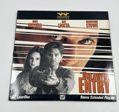 Unlawful Entry Laser Disc Special Widescreen Edition Kurt Russell Ray Liotta LD - Image 1 of 3
