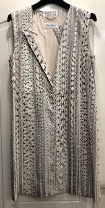 MaxMara Vest Torreno Leather Snake Cobra  - Coat - Dress Size:IT 44,US 10  - Picture 1 of 6