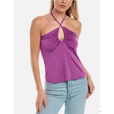 NWT Ramy Brook Women's Samba Petun Key Hole Halter Top Sz S NWT 265 - Image 1 of 4