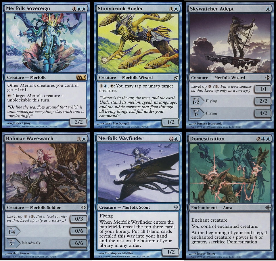 Thassa's Tritons Deck - Merfolk Sovereign - Magic Gathering - MTG 60 Cards - NM - Image 1 of 1