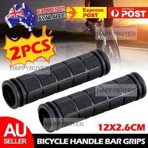 1Pair Anti Slip Soft Bike Handlebar Handle Hand Grips BMX MTB Mountain Bicycle - Picture 1 of 9
