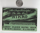 1940&#39;s Set of 12 RONEY PLAZA Hotel PHOTO BOOK~Miami, FL.~NIKKO Sightseeing BOAT