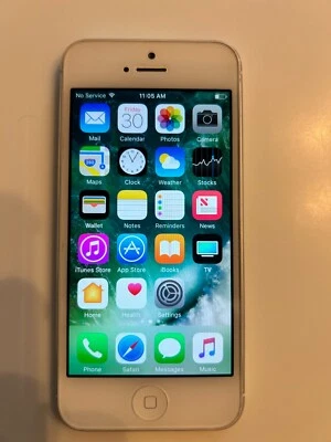 Apple iPhone 5 - 16GB - White & Silver (Unlocked) A1428 (GSM) - Image 1 of 4