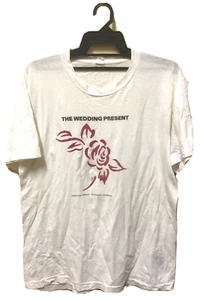 VINTAGE 80s 1988 THE WEDDING PRESENT TOMMY INDIE ROCK TOUR PROMO CONCERT T-SHIRT - Picture 1 of 2