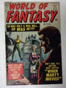 WORLD OF FANTASY #13 NICE VG+ ORLANDO 1958 COOL EVERETT COVER,6 GREAT STORIES - Picture 1 of 3