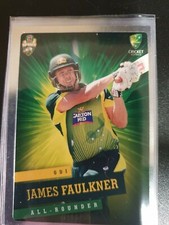 2015/16 TAP N PLAY CRICKET SILVER PARALLEL CARD  J FAULKNER O.D.I