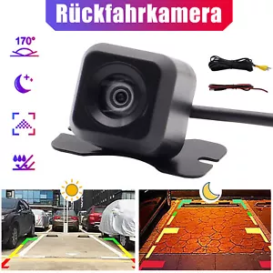 Wasserdicht Auto-Rückfahrkamera HD CMOS 170° Einparkhilfe Kamera Nachtsicht KFZ - Bild 1 von 12