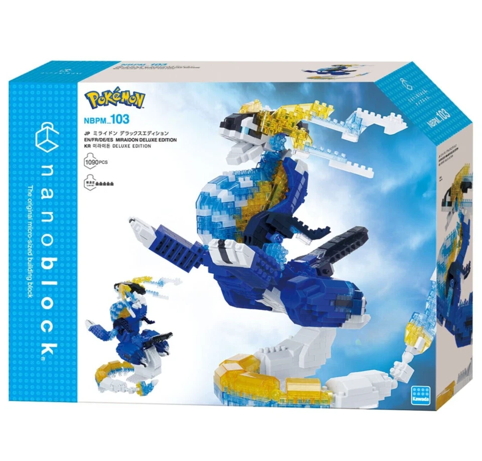 Pokemon Nanoblock Miraidon Deluxe Edition 1090 pcs NEW Japan NBPM_103 - Image 1 of 4