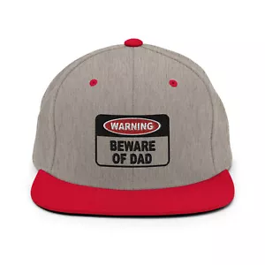 Beware of Dad Snapback Hat - Picture 1 of 10